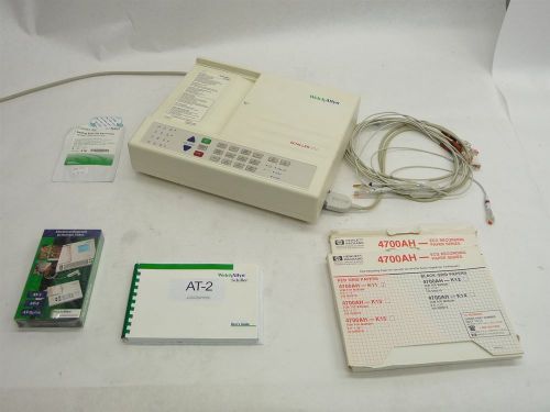WELCH ALLYN SCHILLER AT-2 AT2 ECG EKG ELECTROCARDIOGRAPHY MACHINE UNKNOWN