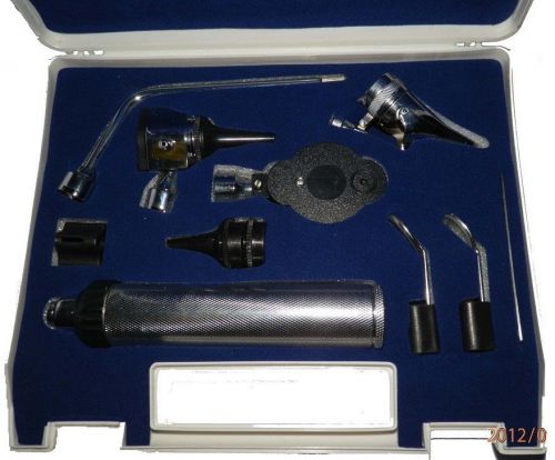 Ent otoscope/ophthalmoscope diagnostic set, bright &amp; whitest led illumination for sale