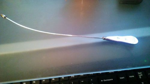 Vintage SKLAR CHROME WWII NAVY MD-USN F 20 ROSEBUD SOUND URETHRAL SURGICAL