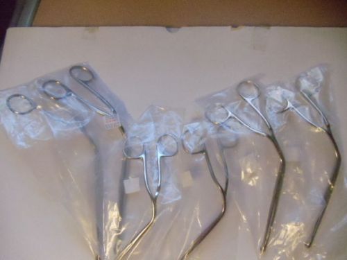 SUN-MED ARTHROSCOPIC SCISSORS 2-)050610,2-)050527,2-)050606 ( LOT OF 6 ITEMS )