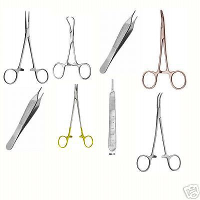 14 Instruments Suture Set Surgical Dental &amp; Veterinary