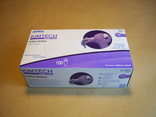 KIMTECH SCIENCE PURPLE NITRILE POWDER FREE DISPOSABLE GLOVES X 100