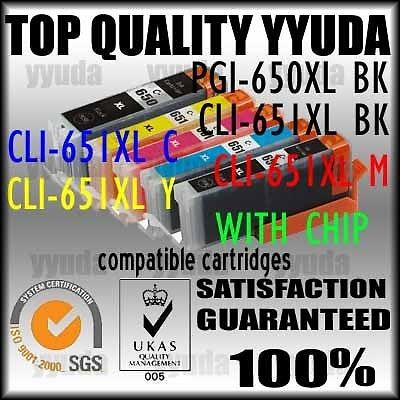 15x Ink Cartridge PGI 650XL CLI 651XL for Canon Pixma MG5460 MG6360 IP7260 MX926