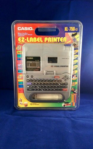 BRAND NEW CASIO KL-750B-L LABEL IT EZ LABEL MAKER PRINTER - SCRAPBOOKING