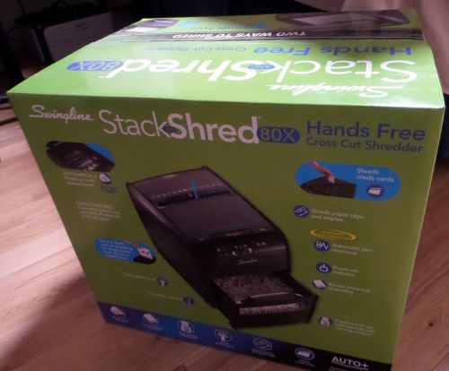 Swingline Stack and Shred 80 Sheet Shredder NEW IN BOX