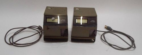 Lot of Two PIX3000X Time Clocks LOT 3