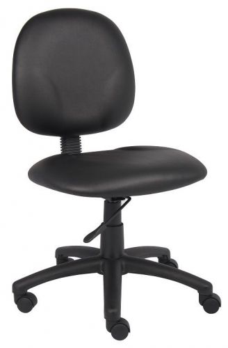 B9090 BOSS BLACK CARESSOFT DIAMOND OFFICE/COMPUTER TASK CHAIR