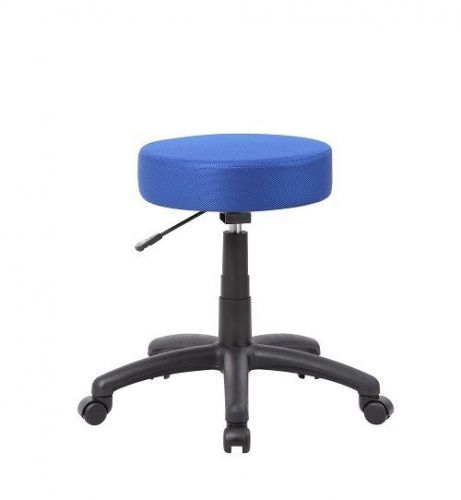 B210 BOSS BLUE BREATHABLE VIBRANT COLORED MESH MEDICAL STOOL