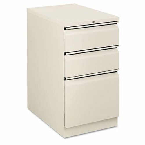 Hon Flagship Mobile Box/File Pedestal, Full Radius Pull, Gray (HON18723RQ)