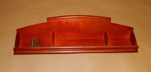 Rolodex Wood Desk Tray Organizer