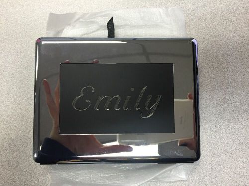 NIB Things Remebered EMILY Desk Clock Note Set