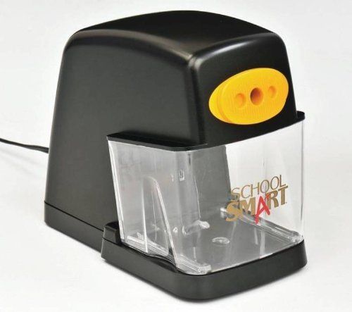 NEW School Smart Adjustable Electric Pencil Sharpener - 7 1/4 x 5 1/2 x 3 1/4 -