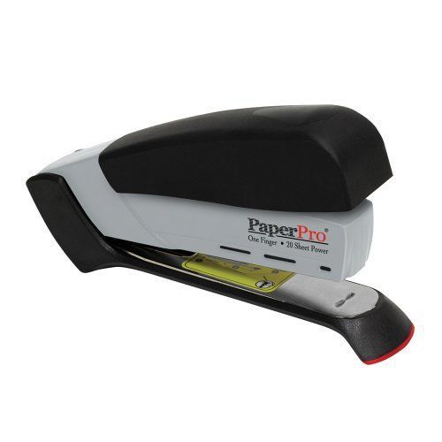 PaperPro Desktop Stapler, Black/Gray (1100) New