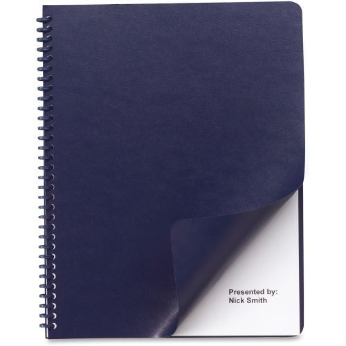 Swingline  round corner presentation binding cover-navy,opaque-200/box for sale