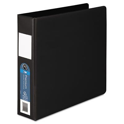 Locking No-Gap D-Ring Vinyl Binder, 2&#034; Capacity, Black