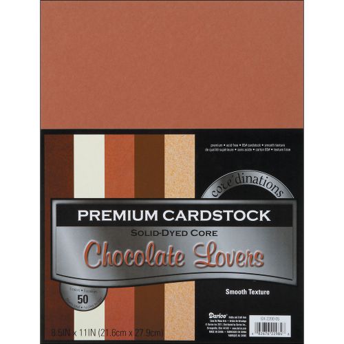 Darice Core-dinations Value Pack Cardstock 8-1/2-in x 11-in 50/Pkg GX220005