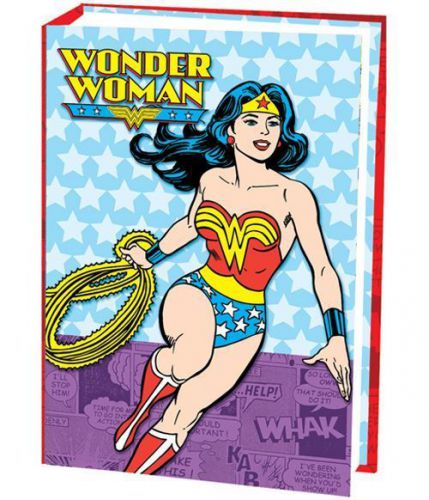 B5 wonder woman notebook cased hardback lined notebook for sale