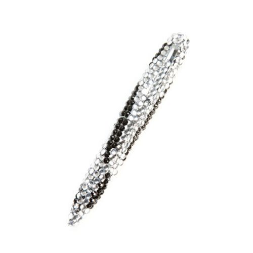 NEW ZEBRA CRYSTAL RHINESTONE GEMSTONE ROLLER BALL PEN