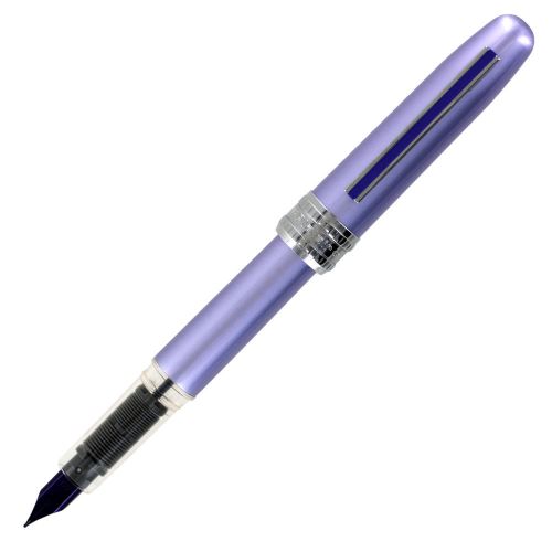 Platinum Plaisir Fountain Pen, Violet Barrel, Fine Point, Black Ink