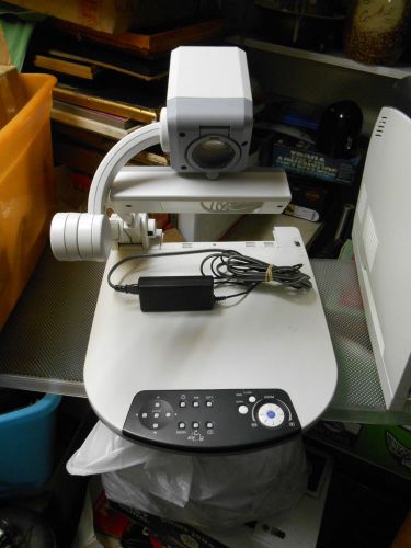 ELMO CO. MODEL P10S DC 12V 2.1A BISUAL DOCUMENT PRESENTATION CAMERA OVERHEAD PRO