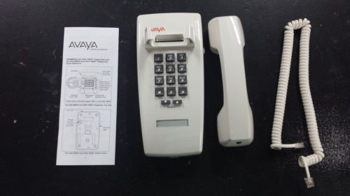 Avaya 2554mmgn-215 analog single line wall phone lucent misty cream 108209040 for sale