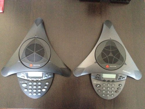 Polycom SoundStation 2W 2.4 WDCT Wireless &amp; VTX 1000 Conference Phones w/extras