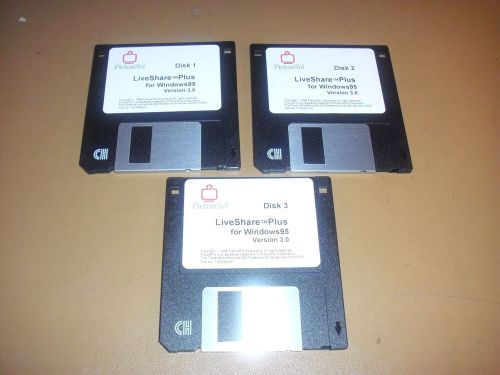 Vintage PictureTel LiveShare Plus Software Installation Disks Version 3.0