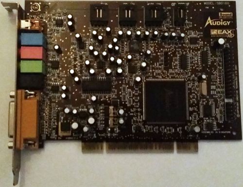 Creative Labs Sound Blaster Audigy EAX SB0160 Sound Card