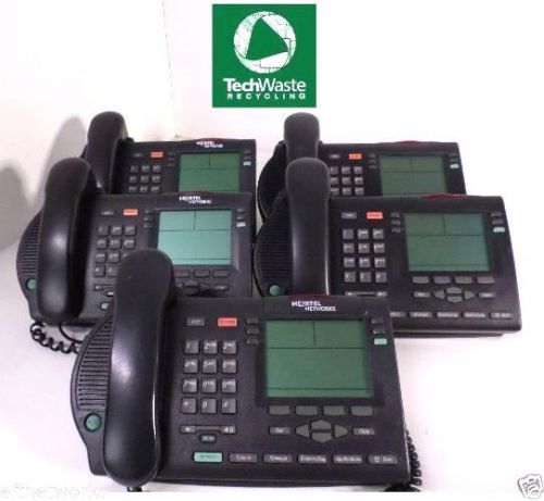 LOT OF 5 NORTEL MERIDAN M3904 DIGITAL PHONES T3-E2