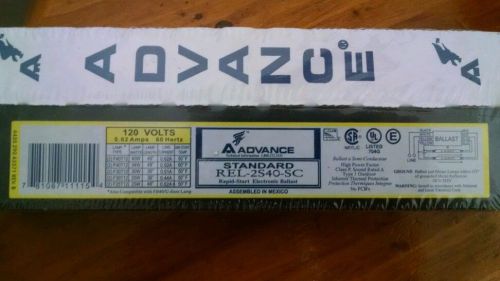 Advance 2 lamp t12 rapid start electronic ballast