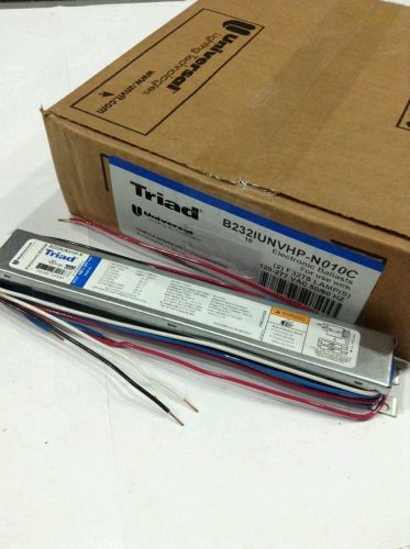 Universal b232iunvhp-n electronic ballast for 2 f32t8 lamp 120/277v (box of 10) for sale