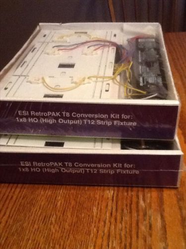 Single fixture T8 lighting retrofit Lot of 2 kits