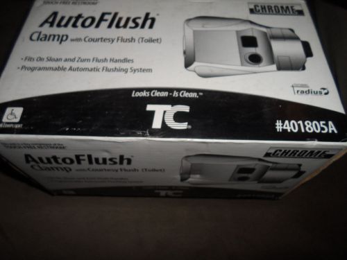 Chrome TC Auto Flush Clamp with Courtesy Flush Model # 401805A Sloan &amp; Zurn