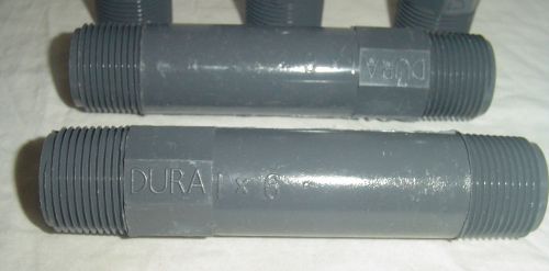 NEW~QTY (38) 1&#034;x6&#034; Dura Pipe Nipples