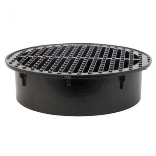 6&#034; BLACK ROUND GRATE NDS Yard Drains &amp; Basins 066SDB/TT01207K 096942705745