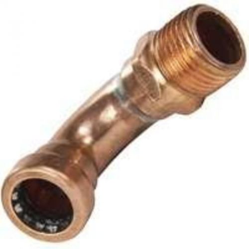 COPPERLOC 1/2 CXMNPT 90 EL ELKHART PRODUCTS CORP Push It Fittings 10170840