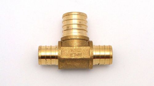 3/4&#034; x 3/4&#034; x 1&#034; PEX Tee - Brass Crimp Fitting