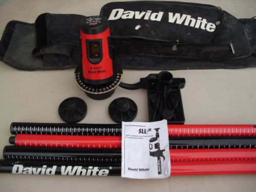 David White SLL 2 Self Leveling Laser Cross Level &amp; Laserpole Combo