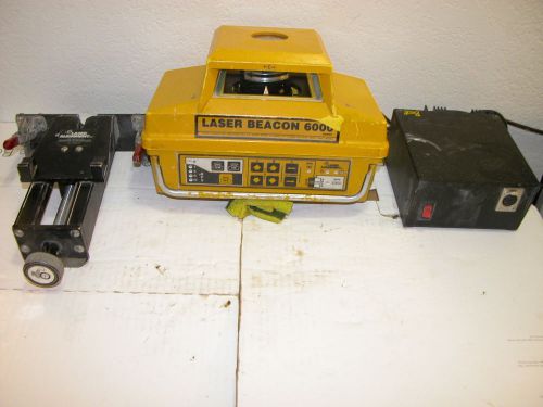 Laser alignment laser beacon 6000 laser w/charger w/hard case w/connecting wires for sale