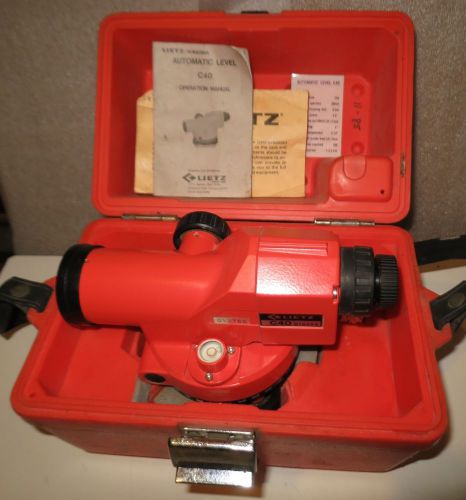 Lietz-Sokkisha C40 Automatic Level, Excellent Condition