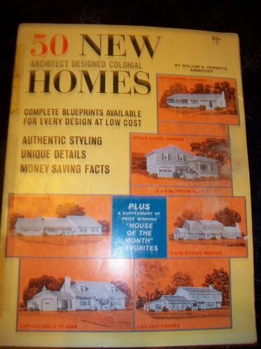 50 New Architect Designed Colonial Homes 1965