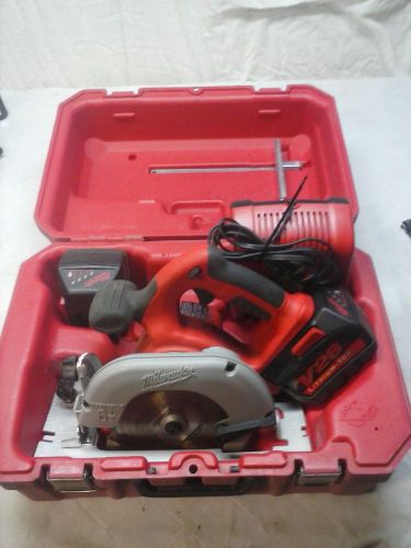 Milwaukee v28 6-1/2&#034; circular saw kit 0730-22 (used) for sale