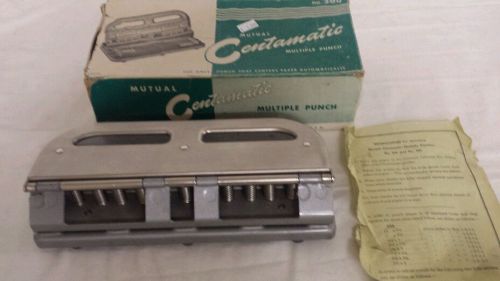 Vintage Manual Centamatic Multiple Punch 300