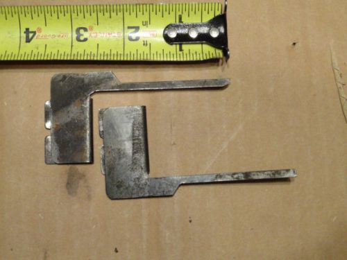 Letterpress printing vintage pair of paper gripper fingers &#034;skinny&#034; for sale