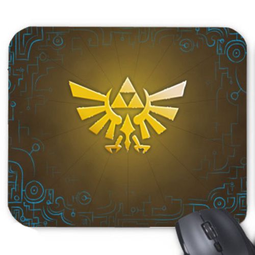 Zelda Game Logo Yellow Mouse Pad Mat Mousepad Hot Gift