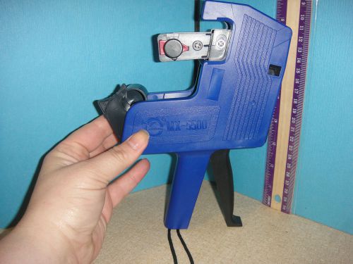 MX-5500 1 line 8 Digits Price Tag Gun Blue Pricing Gun