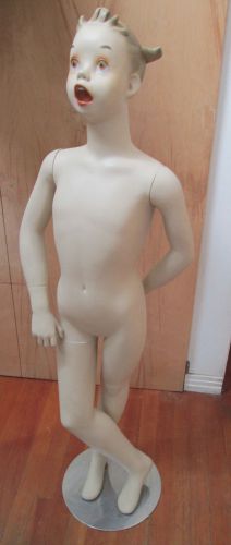 Fiberglass Kid Mannequin Dress Display Form Children - Anime-esque!