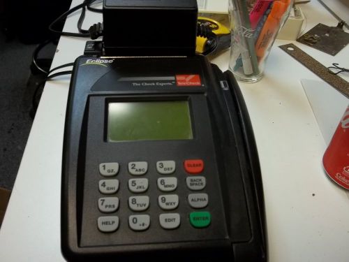 VERIFONE ECLIPSE QUARTET TELECHECK CREDIT CARD &amp; CHECK READER POS P100-002-05