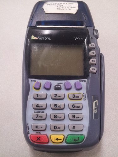 Verifone Vx570 Omni Credit Card Terminal m257-553-04-na1 FOR PARTS