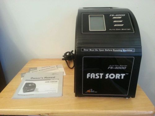 Royal Sovereign FS4000 Fast Sort Digital Coin Sorter, Pennies Through Quarters